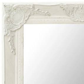 Oglinda de perete in stil baroc, alb, 50 x 60 cm 1, Alb, 50 x 60 cm