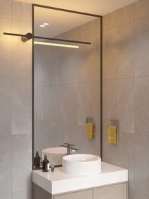 Aplica LED design liniar 90cm Spirit 12W negru