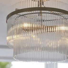 Lustră aplicată Endon 112575 MARIETTA 3xE14/7W/230V alamă/transparent
