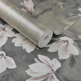 Tapet Trailing Magnolia, Burnished Gold Luxury Floral, 1838 Wallcoverings, 6.5mp / rola