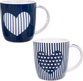 Orion Căni ceramică JUST LOVE 390 ml 2 buc