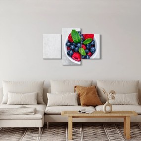 Tablou - bol cu fructe de pădure (90x60 cm)