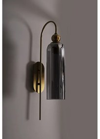 Lampă de perete MAXLIGHT W0333 CAMPANILA 1xE27/40W/230V alamă/gri