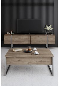 Mobilier living Luna set (Nuc + Argintiu) . 1102326