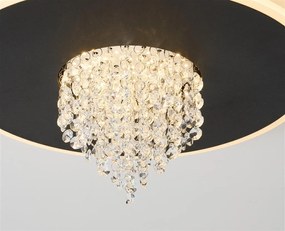 Plafoniera LED design elegant Deluge negru