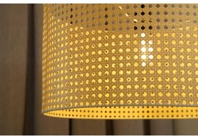Lustră pe cablu ROLLER Duolla RATTAN 1xE27/15W/230V d. 45 cm bej