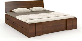 Pat lemn masiv TerraCraft Model 4 cu Sertar Pin Personalizabil - 200x200, Natur