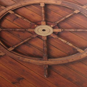 Tablou cu cârmă (cu ceas) (90x30 cm)