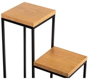 Suport pentru flori KASKADA 70x34 negru/maro