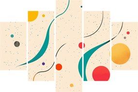 Tablou - Ilustrație colorată minimalistă (150x105 cm)