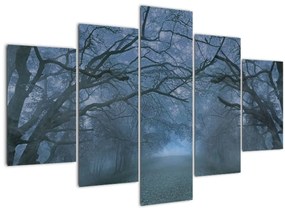 Tablou - Pădurea în ceață (150x105 cm)