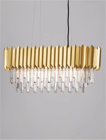 Lustra suspendata design elegant MAGNOLIA aurie