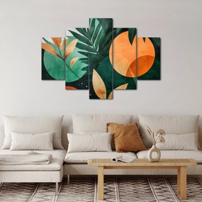 Tablou - Motive naturale geometrice (150x105 cm)