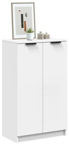 vidaXL Dulap pentru încălțăminte alb 59x35x100 cm lemn prelucrat