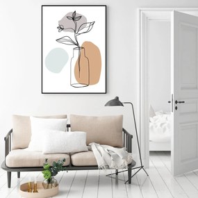 Poster - Vaza cu platnă (A4)