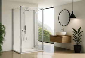 Cabina de dus Rea Atlas 90x80 Chrome