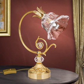 Veioza, Lampa de masa design clasic LA BOHEME, auriu
