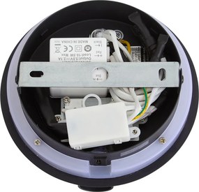 Lampă de perete modernă neagră, inclusiv LED cu USB-C - Croft