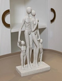 Mauro Ferretti Statuetă Familie Cm 16X8X30,3 | Aosom Romania