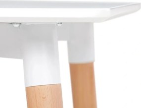 OFERTA Masa de dining alba BERGEN 120x80 cm Clasa II