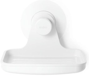 Săpunieră albă autoadezivă din plastic reciclat Flex – Umbra