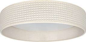 Brilagi-LED lampă LED dimabilă VEL. SM. ST. 36W/230V 3000-6000K, diam. 55 cm, cremă WT + telecomandă