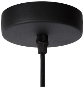 Lustră pe cablu ZIDANE 1xE27/15W/230V maro/neagră Lucide 77483/76/30