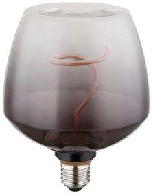Bec decorativ fumuriu LED E27 4W 140lm 1800K