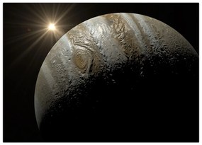 Tablou cu planetă în cosmos (70x50 cm)