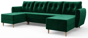 Colțar în formă de U Paladio (verde închis) (S). 1025659