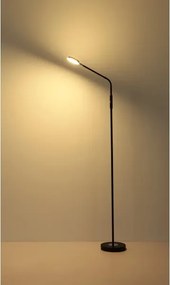 Globo 58504SS - Lampă de podea tactilă cu LED dimabilă SILVIO LED/6,5W/230V neagră