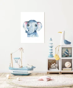 Tablouri pentru copii - Elefant 50 x 40 cm