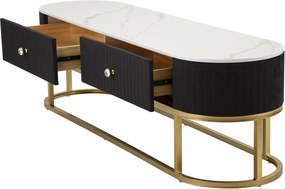 Comoda TV Montpellier, Mauro Ferretti, 150x42x45 cm, fier, multicolor