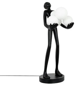 Lampa de masa decorativa cu design original Woman Premium negru