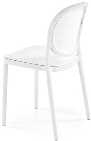 Scaun plastic K529 alb