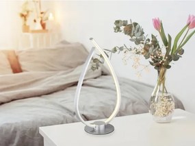 Globo 58492S - Lampă de birou LED TRINA, 6W, 230V, argintie