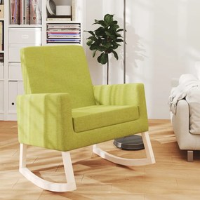 345232 vidaXL Scaun balansoar, verde deschis, material textil