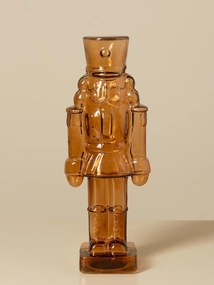 Figurină decorativă din sticlă, camel, model spărgător de nuci cu detalii în relief, finisaj lucios, 31 x 11 x 11 cm, „Casse-Noisette”