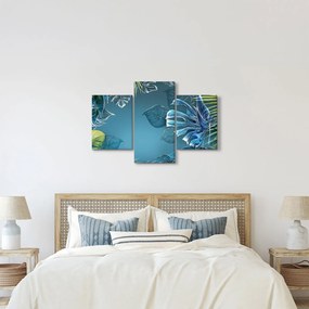 Tablou - Frunzele plantelor tropicale (90x60 cm)