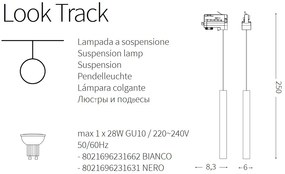 Pendul pentru sina Link LOOK TRACK BIANCO 231662 IDL