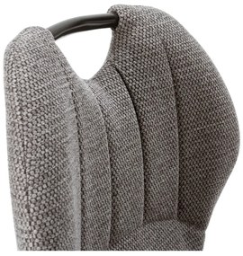 Scaune de bar gri 2 buc. (înălțime șezut 65 cm) Muli – Marckeric