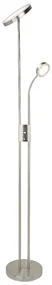 Lampadar LED, lampa de podea design modern Ophus crom satin