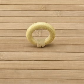 Cos de rufe din bambus "Curly" cu geantã de rufe si mânere pentru un transfer usor, natural
