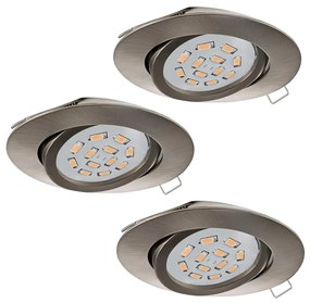 Eglo 31689 - SET 3x Corp de iluminat LED tavan fals TEDO 3xGU10-LED/5W/230V