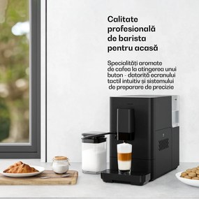 Klarstein Cafetieră automată Velaire cu recipient pentru lapte, 1350 W, 20 bari