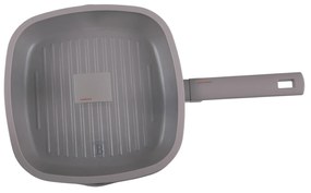 Tigaie grill cu capac Taupe Berlinger Haus BH 8097, gri, strat titan