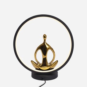 Lampă LED de masă Zuma Line ED81F134U YOGA LED/4W/5V negru/auriu