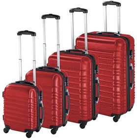 Set de 4 trolere cabina-rosu