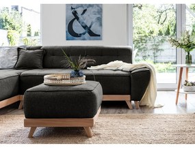 Taburet Miuform Dazzling Daisy, gri închis