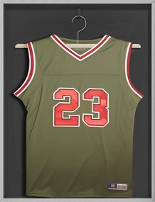 Cadru HOMCOM T-frame pentru tricou din aliaj de aluminiu cu acrilic și captuseală interioară din feltro, 70 x 90 cm | Aosom Romania